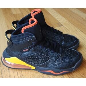 Nike Jordan Mars 270 Kids Shoes Black Orange Yellow BQ6508-009 Size 4.5Y